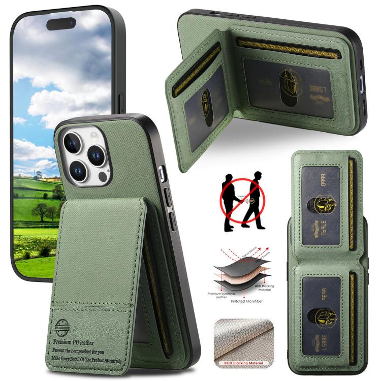 Twill Fabric Leather Vertical Flip RFID Card Bag Phone Case, For iPhone 11 Pro, For iPhone X / XS