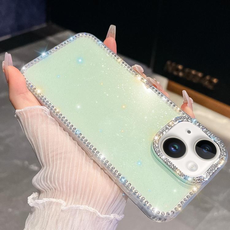 Rhinestone Glitter TPU 4-corners Anti-fall Phone Case, For iPhone 14, For iPhone 14 Pro, For iPhone 14 Pro Max, For iPhone 13 Pro Max