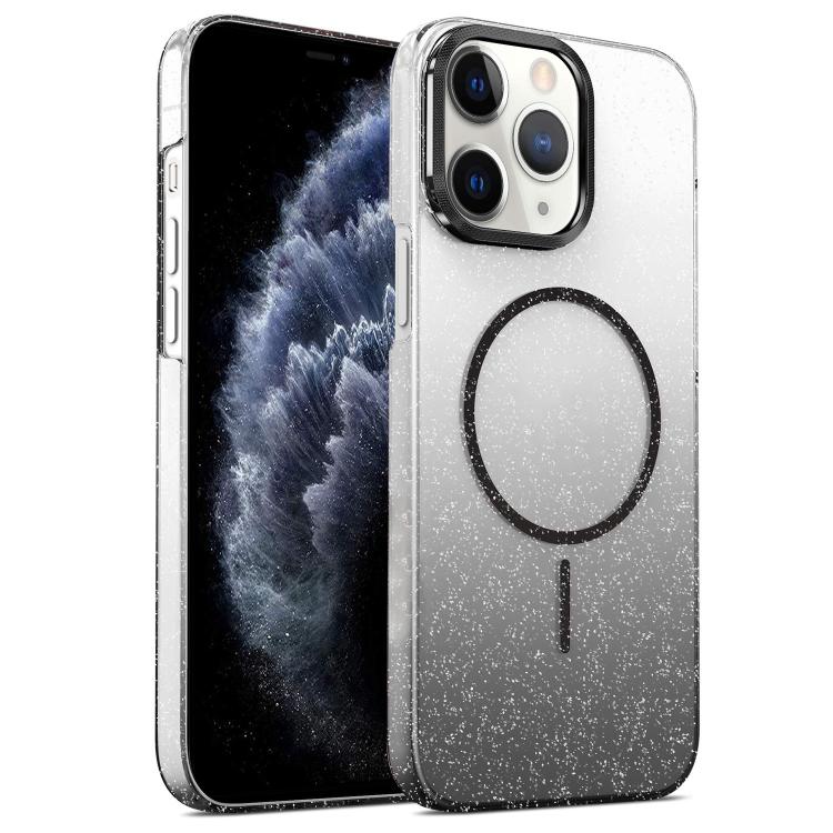 Gold Diamond Glitter Gradient MagSafe Shockproof Phone Case, For iPhone 12, For iPhone 12 Pro Max, For iPhone 12 Pro, For iPhone 11 Pro Max