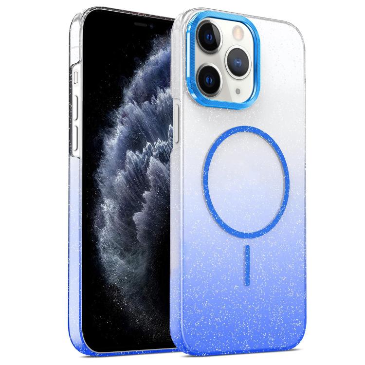 Gold Diamond Glitter Gradient MagSafe Shockproof Phone Case, For iPhone 12, For iPhone 12 Pro Max, For iPhone 12 Pro, For iPhone 11 Pro Max