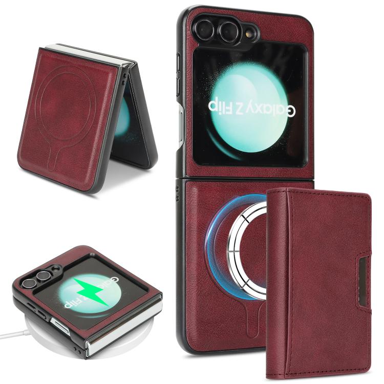 Kalebol Strong Magnetic MagSafe Tri-Fold Wallet Leather Phone Case