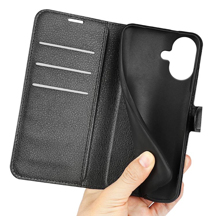 Litchi Texture Horizontal Flip Leather Phone Case with Holder