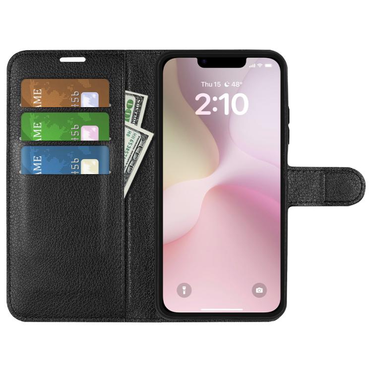 Litchi Texture Horizontal Flip Leather Phone Case with Holder