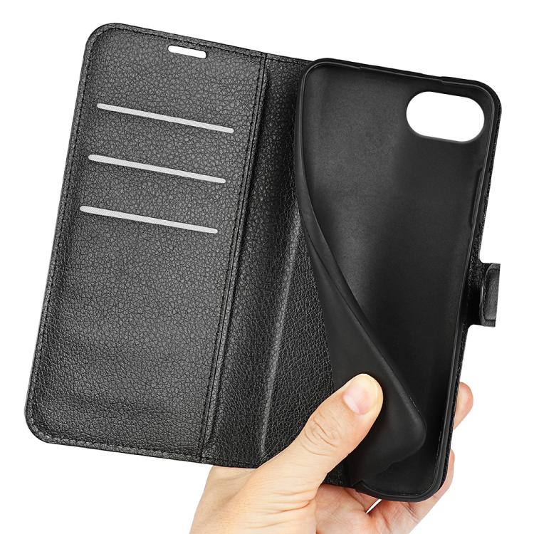Litchi Texture Horizontal Flip Leather Phone Case with Holder