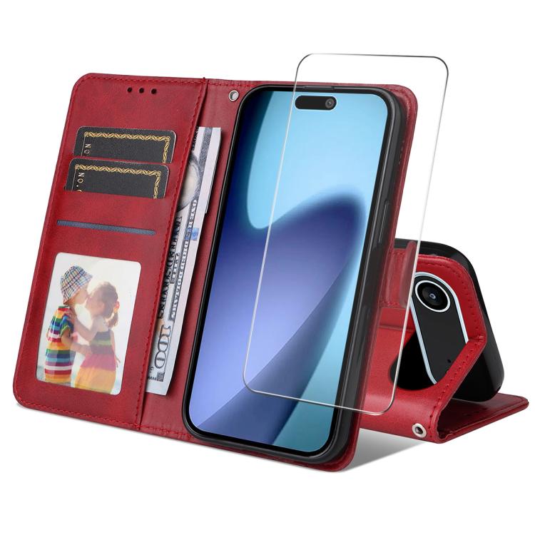 ENKAY Card Wallet Calf Texture Leather Phone Case with Thickened Glue No White Edge Film, For iPhone 17 Pro Max, For iPhone 17 Pro, For iPhone 17, For iPhone 17 Air