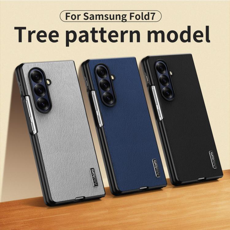 Tree Bark Leather Shockproof Phone Case