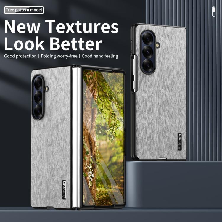 Tree Bark Leather Shockproof Phone Case