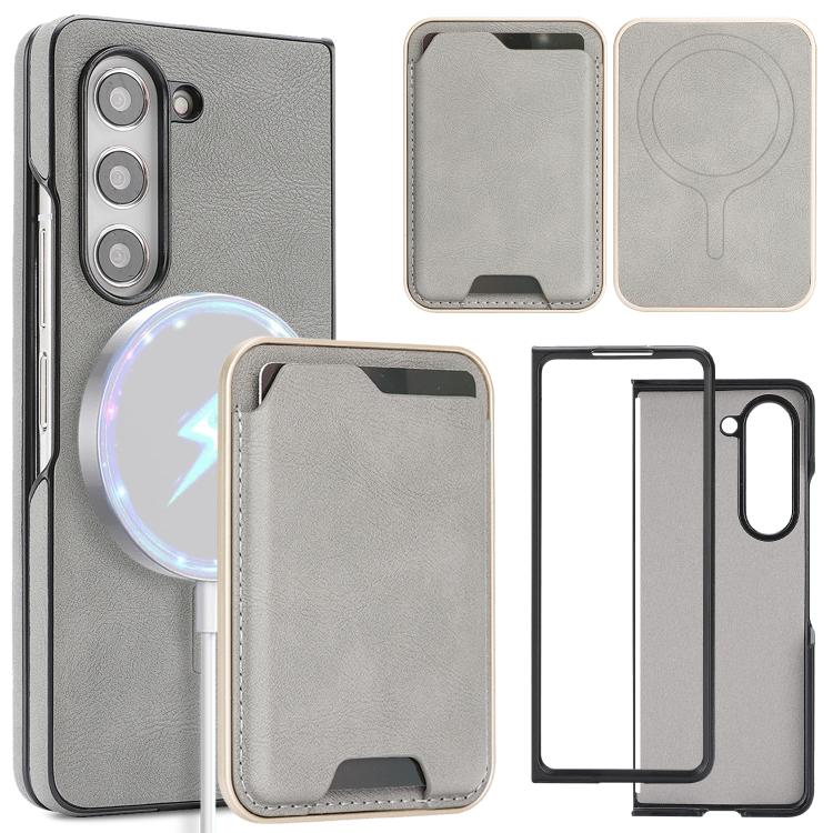 Kalebol Slim MagSafe Ring Magnetic Card Bag Side Sticker Leather Phone Case