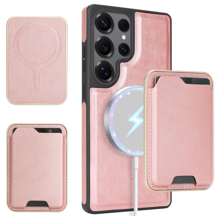 Kalebol Slim MagSafe Ring Magnetic Card Bag Side Sticker Leather Phone Case