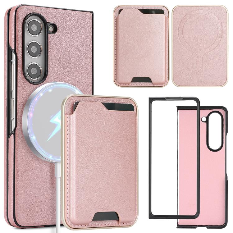 Kalebol Slim MagSafe Ring Magnetic Card Bag Side Sticker Leather Phone Case