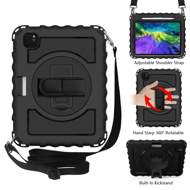 For iPad Pro 11 (2020) PC + Silicone Shockproof Combination Case with 360 Degree Rotating Holder & Handle, For iPad Pro 11 (2020), For iPad Pro 11 (2020)