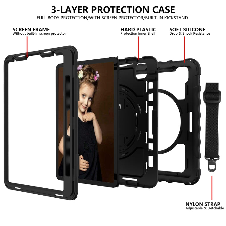 For iPad Pro 11 (2020) PC + Silicone Shockproof Combination Case with 360 Degree Rotating Holder & Handle, For iPad Pro 11 (2020), For iPad Pro 11 (2020)