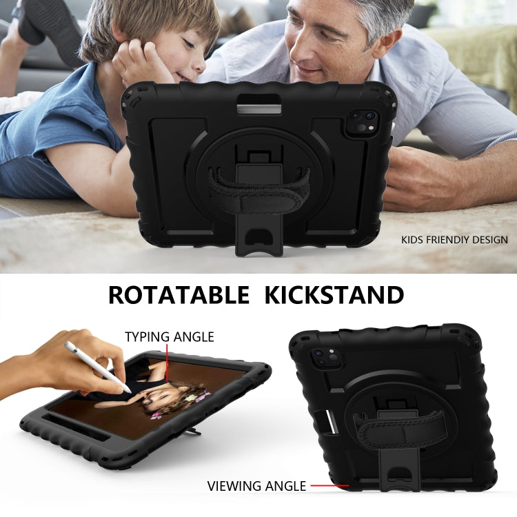For iPad Pro 11 (2020) PC + Silicone Shockproof Combination Case with 360 Degree Rotating Holder & Handle, For iPad Pro 11 (2020), For iPad Pro 11 (2020)