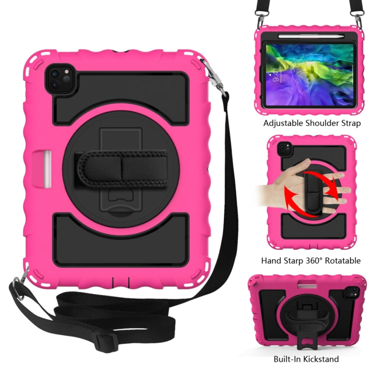 For iPad Pro 11 (2020) PC + Silicone Shockproof Combination Case with 360 Degree Rotating Holder & Handle, For iPad Pro 11 (2020), For iPad Pro 11 (2020)
