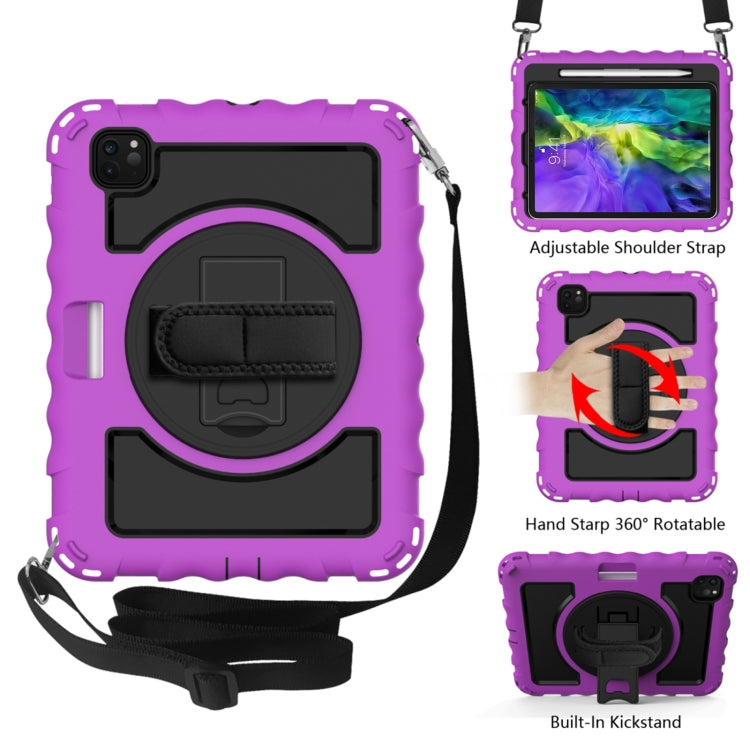 For iPad Pro 11 (2020) PC + Silicone Shockproof Combination Case with 360 Degree Rotating Holder & Handle, For iPad Pro 11 (2020), For iPad Pro 11 (2020)