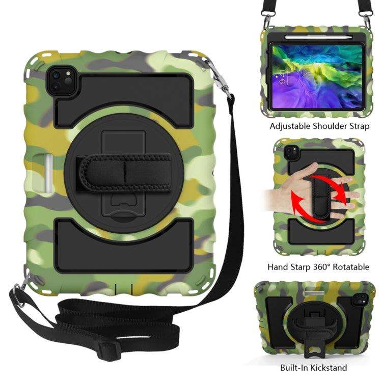 For iPad Pro 11 (2020) PC + Silicone Shockproof Combination Case with 360 Degree Rotating Holder & Handle, For iPad Pro 11 (2020), For iPad Pro 11 (2020)
