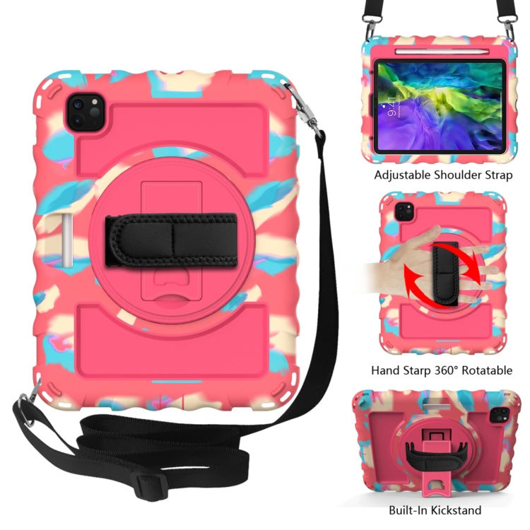 For iPad Pro 11 (2020) PC + Silicone Shockproof Combination Case with 360 Degree Rotating Holder & Handle, For iPad Pro 11 (2020), For iPad Pro 11 (2020)