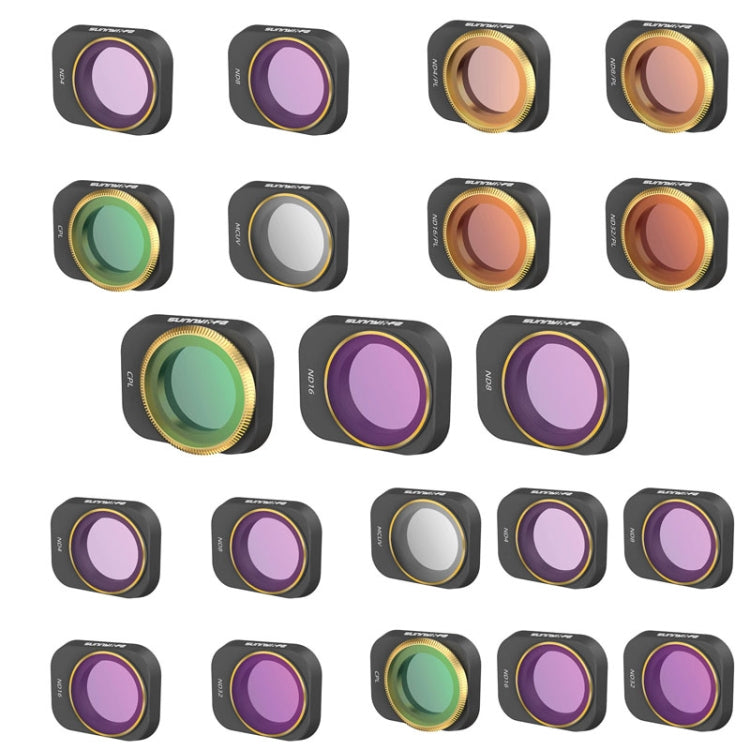 Sunnylife MM3-FI411 For Mini 3 Pro Filter Adjustable CPL ND Filter, 3 PCS / Set, 4 PCS / Set ND Filter, 4 PCS / Set, 6 PCS / Set
