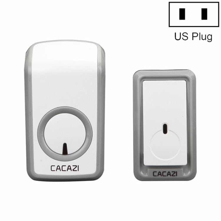CACAZI W-899 Smart Home Wireless Doorbell Remote Control Doorbell, US Plug, UK Plug, EU Plug