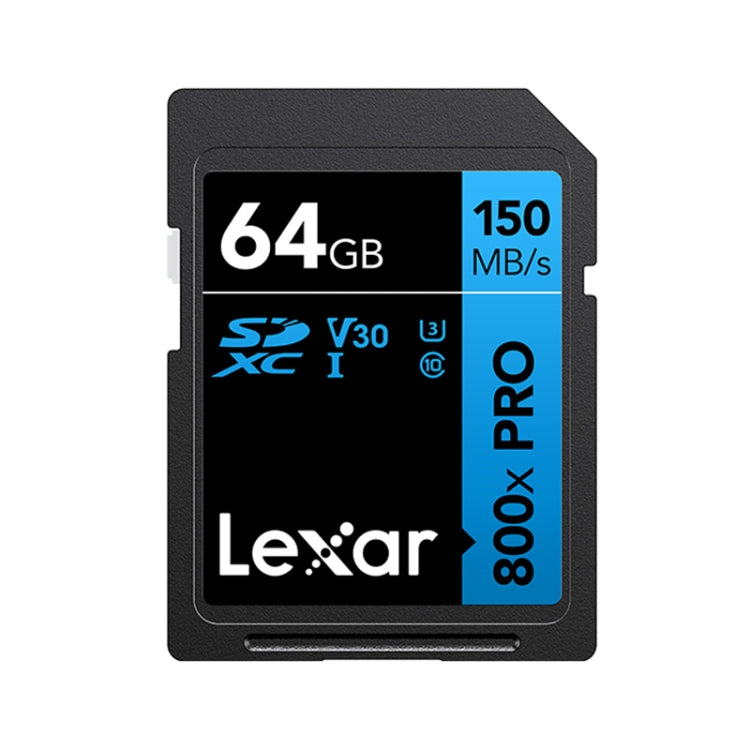 Lexar SD-800X Pro High Speed SD Card SLR Camera Memory Card, 32GB, 64GB, 128GB, 256GB
