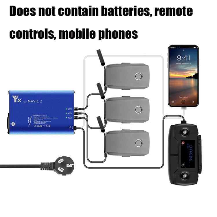 YX For DJI MAVIC 2 Aluminum Alloy Charger with Switch