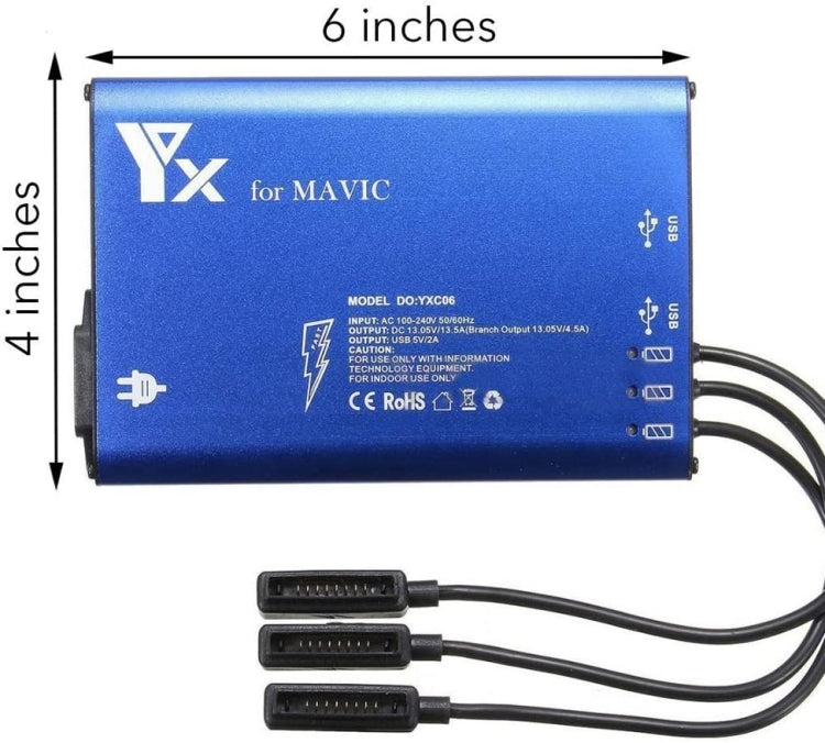 For DJI MAVIC Pro Aluminum Alloy 5 in 1 Hub Intelligent Battery Controller Charger