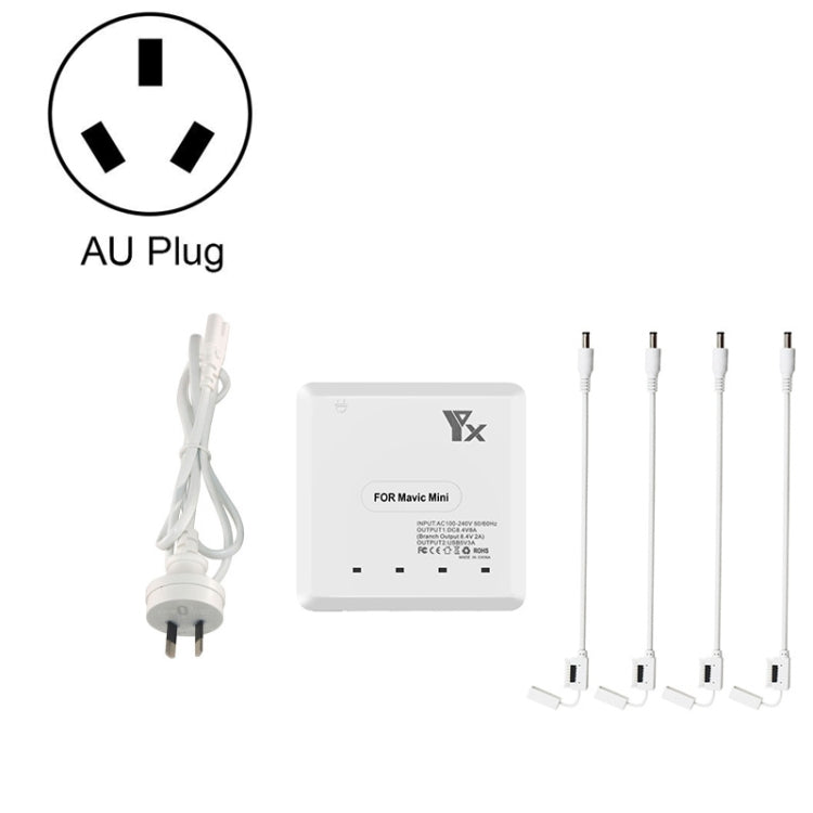 For DJI Mavic Mini Charger Battery USB 6 in 1 Hub Intelligent Battery Controller Charger