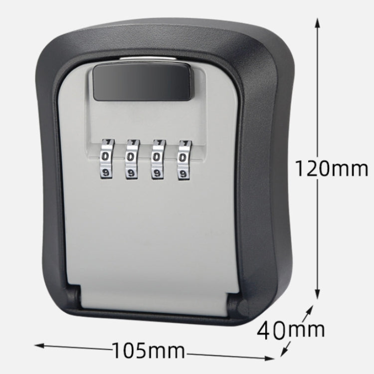 Wall-Mounted Key Code Box Construction Site Home Decoration Four-Digit Code Lock Key Box