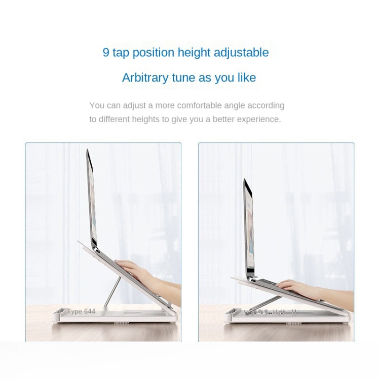 Multifunctional Folding Notebook Stand Monitor Increase Rack, Tripod (White), Tripod (Black)