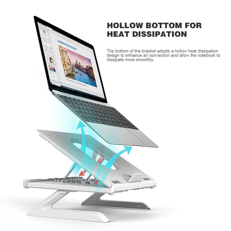 Multifunctional Folding Notebook Stand Monitor Increase Rack, Tripod (White), Tripod (Black)