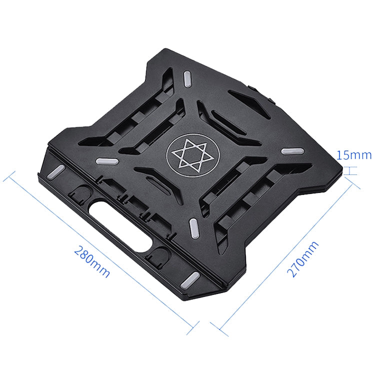 N31 Portable Laptop Bracket Liftable Computer Support Base, Black (Standard Version)