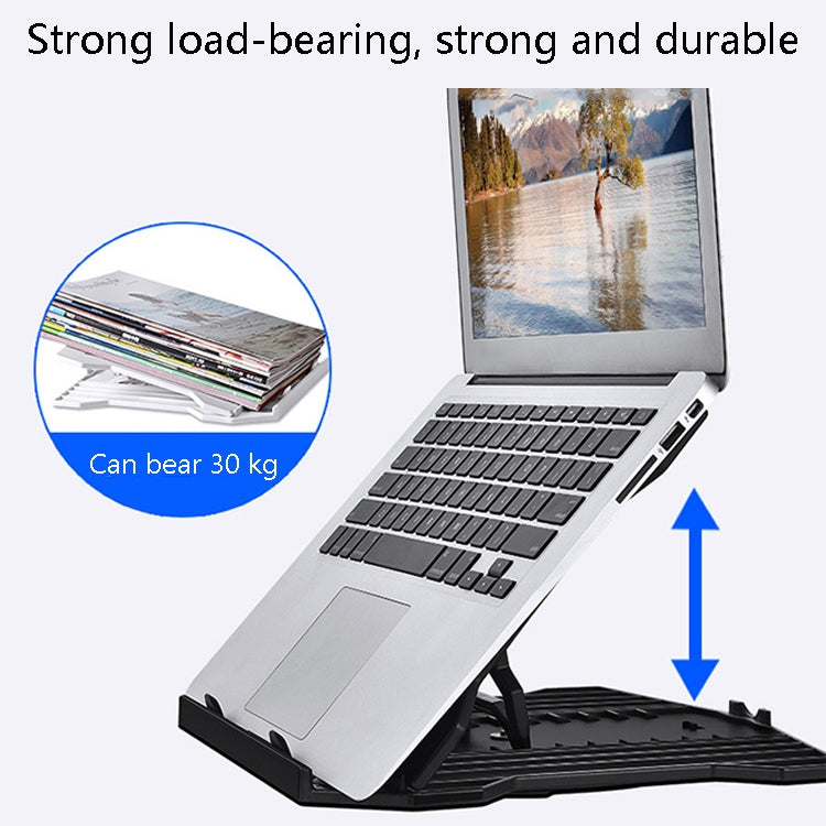 N31 Portable Laptop Bracket Liftable Computer Support Base, Black (Standard Version)