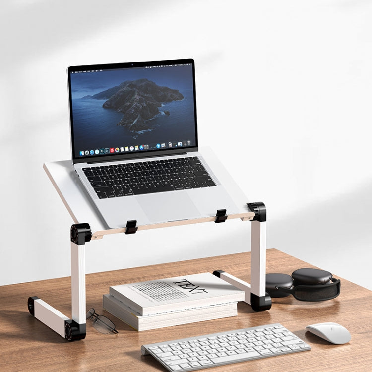 Oatsbasf Folding Computer Desk Laptop Stand Foldable Lifting Heightening Storage Portable Rack,Style:, L01 Black, L02 White, L02 Black