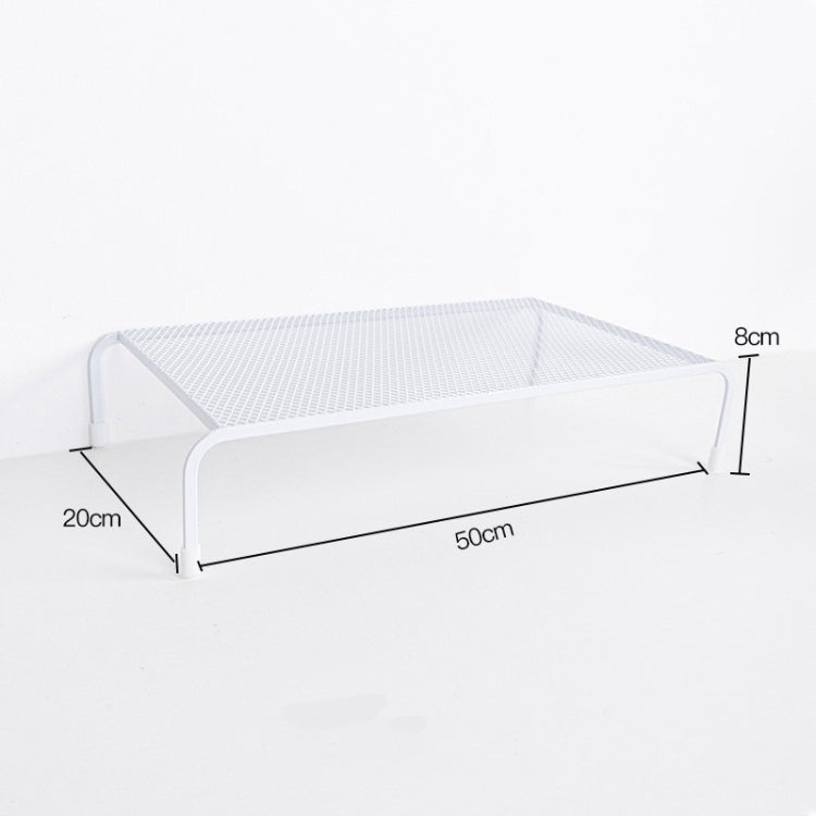 Computer Elevated Rack Monitor Bracket Storage Rack,Style:, Lengthen Single Layer