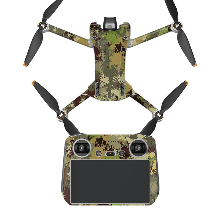 Flat Style Waterproof Anti-Scratch Sticker For DJI Mini 3 Pro, RC With Screen Version