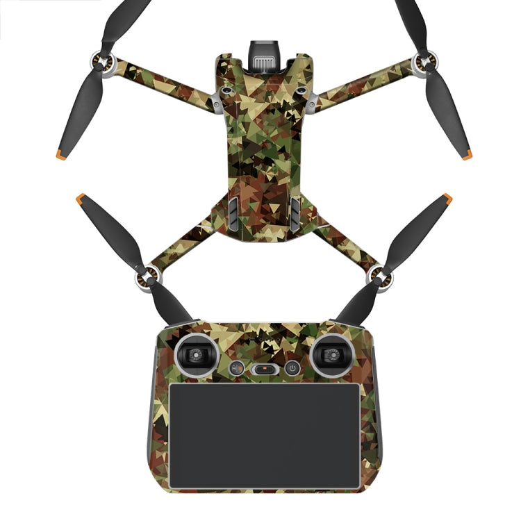 Flat Style Waterproof Anti-Scratch Sticker For DJI Mini 3 Pro, RC With Screen Version