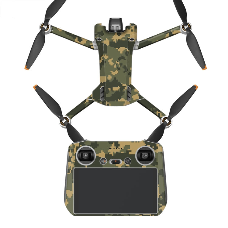 Flat Style Waterproof Anti-Scratch Sticker For DJI Mini 3 Pro, RC With Screen Version
