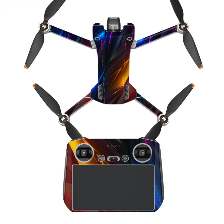 Flat Style Waterproof Anti-Scratch Sticker For DJI Mini 3 Pro, RC With Screen Version