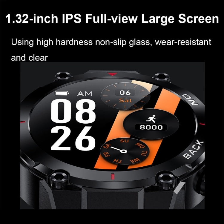 K37 1.32 Inch Heart Rate Monitoring Smart Watch With GPS Positioning Function