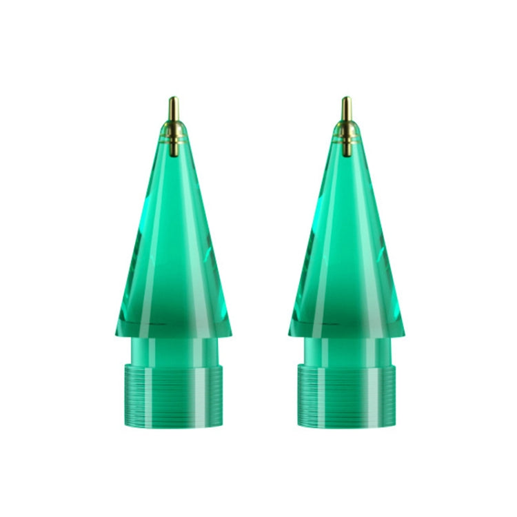 For Apple Pencil 1/2 2pcs Stylus Transparent Replacement Needle Nib, Spec:, Extended (Red), Extended (Blue), Extended (Green), Extended (Pink), Extended (Gray), Extended (Gold), Extended (Purple), Round (Red), Round (Blue), Round (Green), Round (Pink)