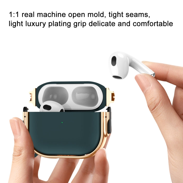 Drop-proof Case Split Design Plating Protection Cover, For AirPods Pro, For AirPods Pro 2