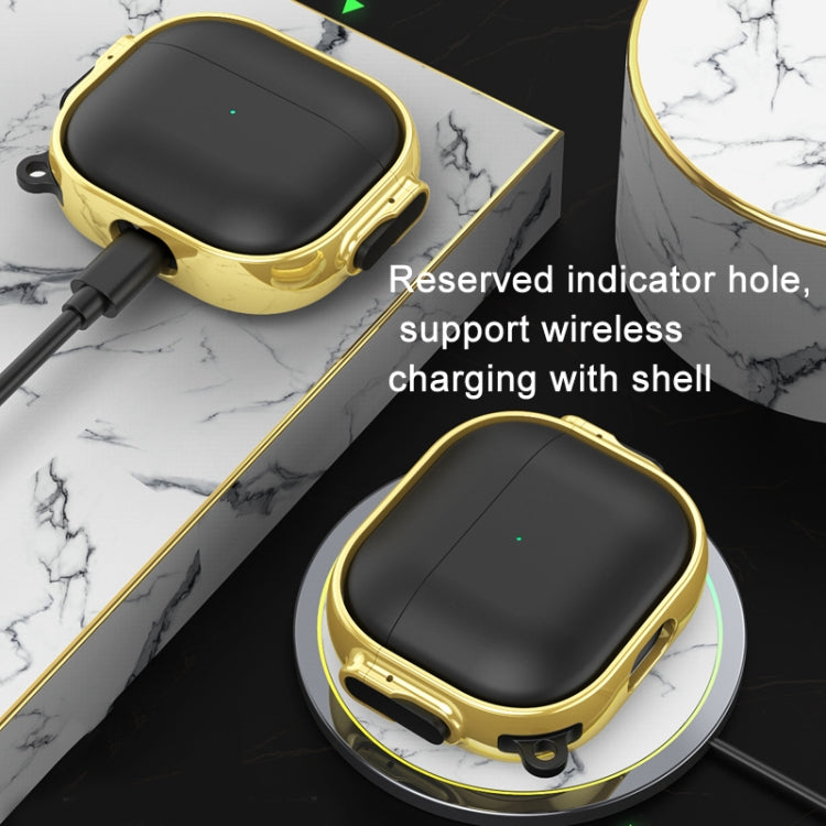 Drop-proof Case Split Design Plating Protection Cover, For AirPods Pro, For AirPods Pro 2
