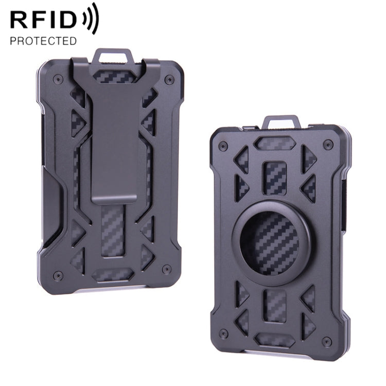 For AirTag Tracker Card Holder Metal Anti-Theft RFID Wallet, ak-4 A Gray, ak-4 B Black, ak-4 B Silver, ak-4 B Blue, ak-4 B Gray, ak-4 A Black, ak-4 A Blue, ak-4 A Silver