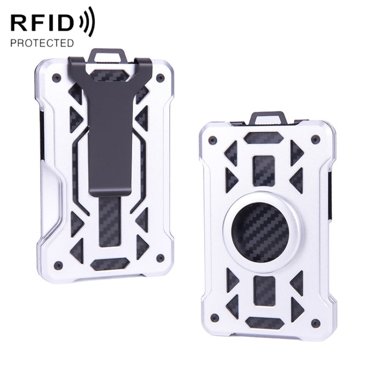 For AirTag Tracker Card Holder Metal Anti-Theft RFID Wallet, ak-4 A Gray, ak-4 B Black, ak-4 B Silver, ak-4 B Blue, ak-4 B Gray, ak-4 A Black, ak-4 A Blue, ak-4 A Silver