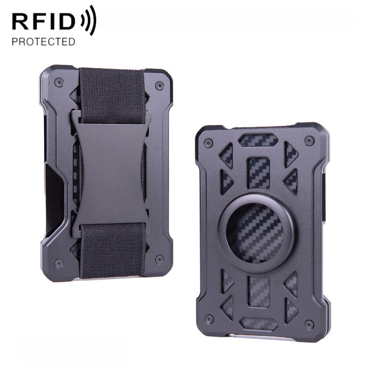 For AirTag Tracker Card Holder Metal Anti-Theft RFID Wallet, ak-4 A Gray, ak-4 B Black, ak-4 B Silver, ak-4 B Blue, ak-4 B Gray, ak-4 A Black, ak-4 A Blue, ak-4 A Silver