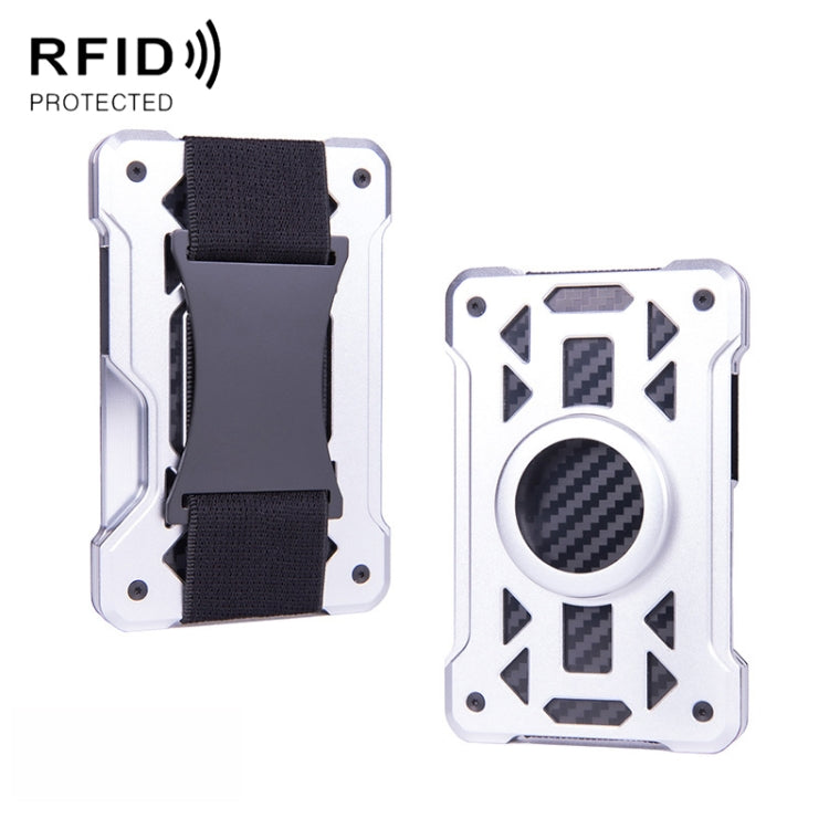For AirTag Tracker Card Holder Metal Anti-Theft RFID Wallet, ak-4 A Gray, ak-4 B Black, ak-4 B Silver, ak-4 B Blue, ak-4 B Gray, ak-4 A Black, ak-4 A Blue, ak-4 A Silver