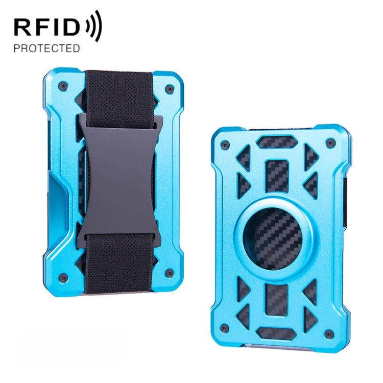 For AirTag Tracker Card Holder Metal Anti-Theft RFID Wallet, ak-4 A Gray, ak-4 B Black, ak-4 B Silver, ak-4 B Blue, ak-4 B Gray, ak-4 A Black, ak-4 A Blue, ak-4 A Silver