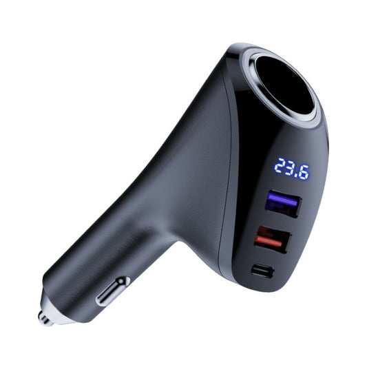 Car Charger Multifunctional Digital Display QC Charging Cigarette Lighter Adapter, AAC Dual USB, CCA Dual PD