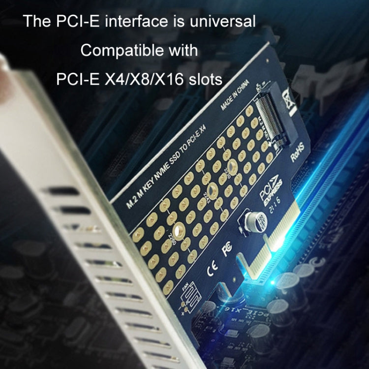 5pcs NVME Transfer Card M.2 To PCIE3.0/4.0 Full Speed X4 Expansion Card, Full Height, Half Height