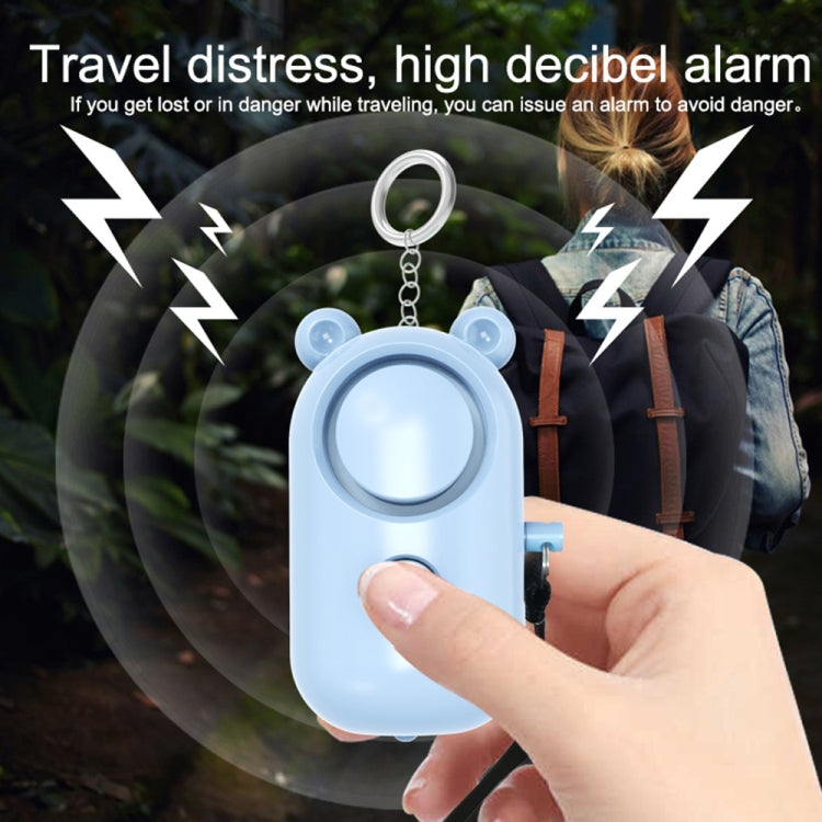130dB LED Personal Alarm Pull Ring Outdoor Self-defense Products, Bear Style (Light Blue), Bear Style (Pink), Bear Style (Blue), Bear Style (Purple), Bear Style (Orange), Bear Style (Green)